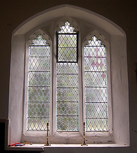 Window in the south wall of the chancel June 2011